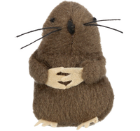 TRIXIE Krecik pluszowa piszcząca zabawka kret maskotka psa kota 5 cm