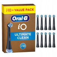 Oral-B iO Ultimate Clean Black Oryginalne wymienne okrągłe końcówki 10sztuk