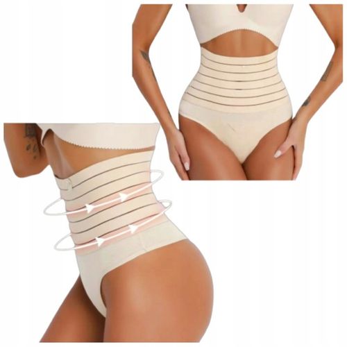 Majtki WYSZCZUPLAJĄCE korygujące BRZUCH bawełna XL na Arena.pl