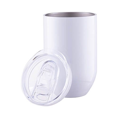 Kubek do wina 360 ml do sublimacji - biały zdjęcie 2