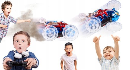 KASKADER SAMOCHÓD KOSMITA AKROBATA TWISTER AUTO STEROWANE DLA DZIECI PILOT na Arena.pl