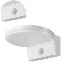 KINKIET ZEWNĘTRZNY LAMPA LED Z CZUJNIKIEM RUCHU ZMIERZCHU 15W IP65 BIAŁA