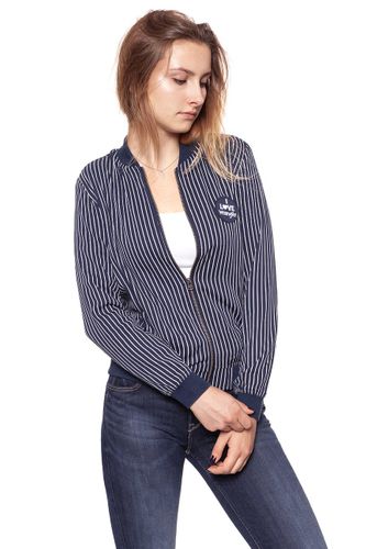 DAMSKA KURTKA PRZEJŚCIOWA WRANGLER STRIPES BOMBER NAVY W403RV235 XS na Arena.pl