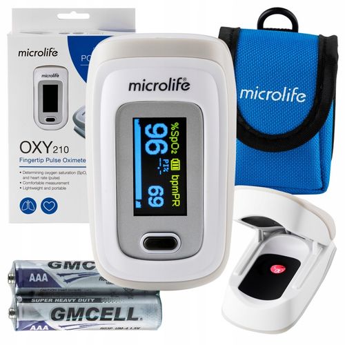 PULSOKSYMETR MICROLIFE OXY PULSOMETR NAPALCOWY SATURACJA NATLENIENIE na Arena.pl