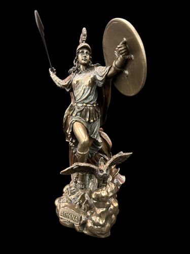 ATENA RZUCAJĄCA OSZCZEPEM Z SOWĄ VERONESE  (WU76978A4) na Arena.pl