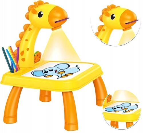 PROJEKTOR RZUTNIK DO NAUKI RYSOWANIA Stolik Edukacyjny Slajdy Do Malowania na Arena.pl