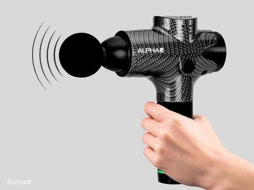 Pistolet do Masażu Alpha Massage Gun Pro - Masażer do Pleców, Ciała i Stóp na Arena.pl