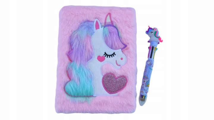 PAMIĘTNIK JEDNOROŻEC+ HAFT DIAMENTOWY DŁUGOPIS NOT zdjęcie 9