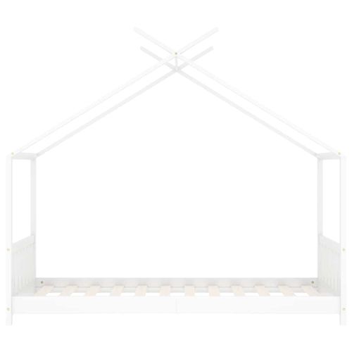 Rama łóżka dziecięcego, biała, lite drewno sosnowe, 80 x 160 cm na Arena.pl