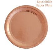 Zastawa Urodzinowa - Złota - Ekologiczna Beżowy