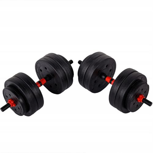 HANTLE BITUMICZNE REGULOWANE 2x20 KG+SZTANGA+UCHWYTY KETTLEBELL RP12-40 na Arena.pl
