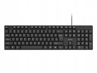 Klawiatura przewodowa biurowa USB Savio KB-01 czarna