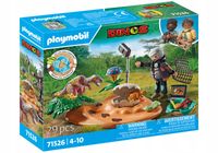 PLAYMOBIL DINOS DINOZAUUR GNIAZDO STEGOSAURUSA I ZŁODZIEJ JAJ 71526