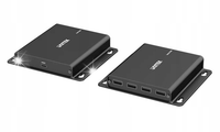 Przedłużacz Unitek USB-C do 4x USB-A Ethernet 150m 480 Mbps hub aluminiowy