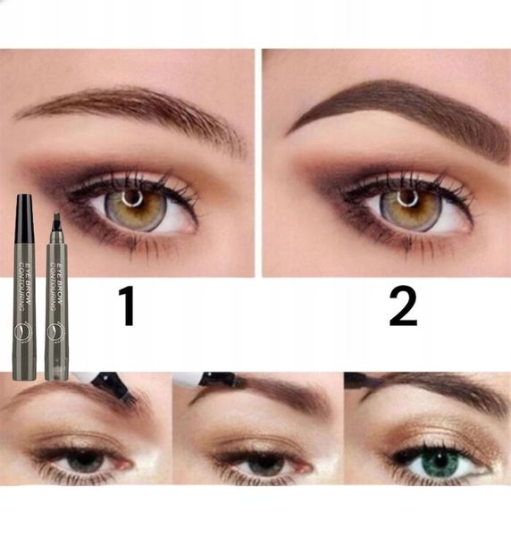 KREDKA DO BRWI MARKER EYEBROW GRAFIT WODOODPORNY zdjęcie 5