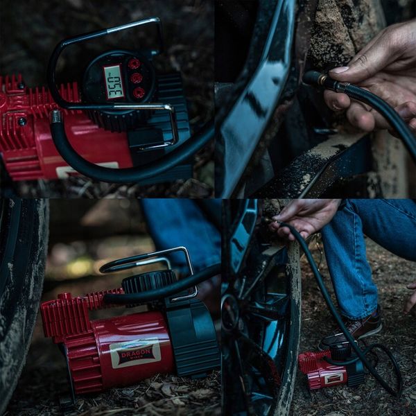 KOMPRESOR SAMOCHODOWY 12V DRAGON WINCH pompka sprężarka mini zdjęcie 5