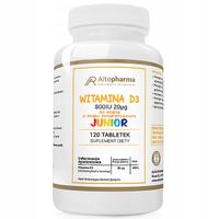 WITAMINA D3 800IU 20µg DLA DZIECI DO SSANIA 120tab