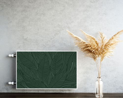 Mata MAGNETYCZNA Grzejnika Rośliny Liście Line-art 100cm x 60cm na Arena.pl