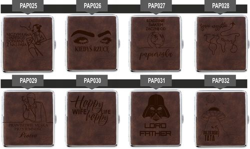 Papierośnica zamszowa GRAWEROWANA PREZENT dla niej na Arena.pl