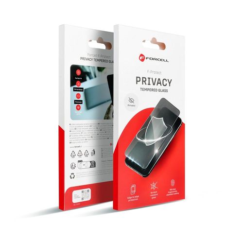 Szkło hartowane do iPhone 14 PRO Forcell Privacy Glass czarne na Arena.pl