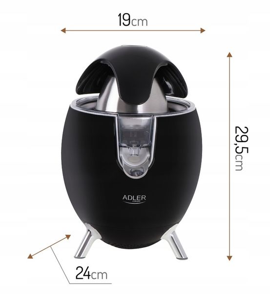 Wyciskarka do cytrusów Adler AD 4013b czarny 800 W zdjęcie 15