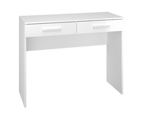 Nowoczesne Biurko z Szufladami 2SZ 100 cm Biały Połysk SIKKO ML