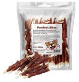 Przysmaki dla psa pałeczki wołowe z kaczka smaczki 500g PAWFECT BITES