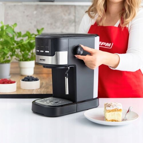 Kolbowy ekspres ciśnieniowy MPM MKW-13M 1100 W czarny na Arena.pl