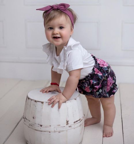 Body białe z falbanką, krótki rękaw  80 na Arena.pl