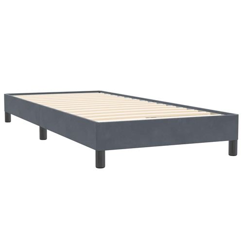 Łóżko typu Box Spring bez materaca Ciemnoszary 80x220 cm na Arena.pl