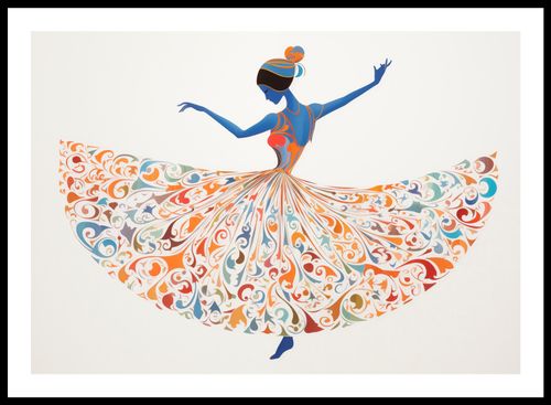 Plakat 66,5x46,5cm Wirująca Balerina na Arena.pl