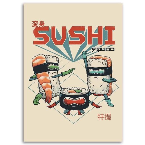 Deco Panel, Wojownicy sushi 40x60 na Arena.pl