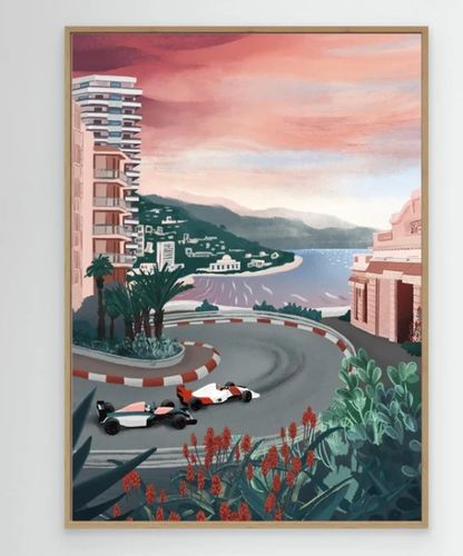 Monaco Circuit by Goed Blauw obraz 40x30cm na Arena.pl