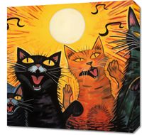 Obraz 50x50cm Kocie Koncertowanie