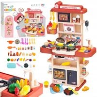 Kuchnia dla dzieci lodówka kran z wodą para 64A