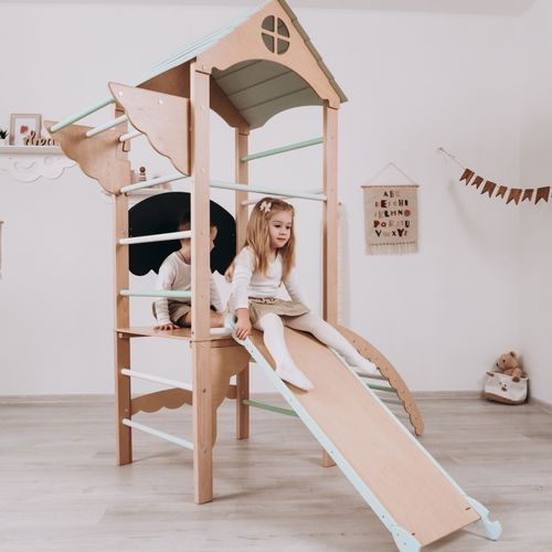 domowy plac zabaw Tower Max - drewno na Arena.pl
