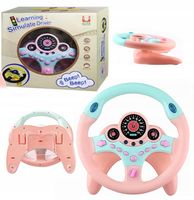 NA PREZENT Interaktywna Kierownica Symolator jazdy Światła Dźwięk