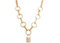 naszyjnik geometryczny kłódka (c22/jes/182au)