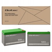 Qoltec Akumulator AGM 12V 9Ah Bezobsługowy Wydajny do UPS security