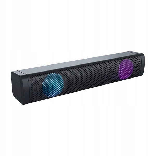 GŁOŚNIK SOUNDBAR KOMPUTEROWY LAPTOP PC LED RGB S10 zdjęcie 8