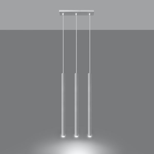 Lampa wisząca PASTELO 3 biała zdjęcie 3