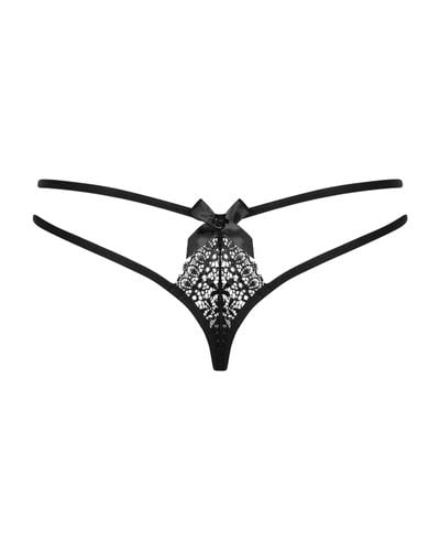 Stringi Czarne Intensa Obsessive L/XL na Arena.pl
