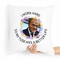 Poduszka Prezent Politycy Donald Tusk Platforma Po Z Nadrukiem Ze Zdjęciem