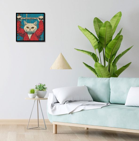Plakat 40x40cm Mistrz Ciężarów zdjęcie 4