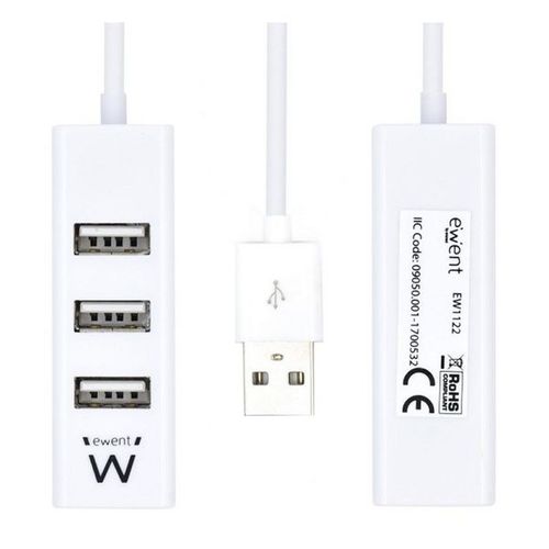 HUB USB Ewent EW1122 Biały na Arena.pl