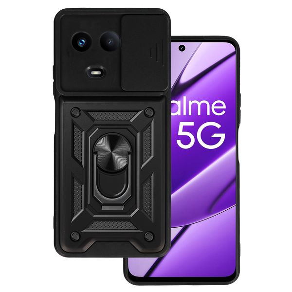 Slide Camera Armor Case do Realme 11 5G Czarny zdjęcie 1