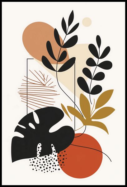 Plakat 68x101cm Zawisły Liść zdjęcie 2