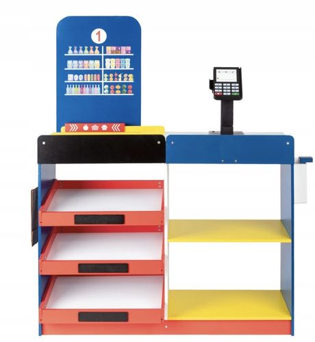 DREWNIANY SKLEP LIDL Z KASĄ I AKCESORIAMI DLA DZIECI PLAYTIVE na Arena.pl