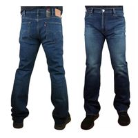Męskie jeansy Levi's 527 Slim Bootcut 055270600 ciemne Levisy - W38/L34