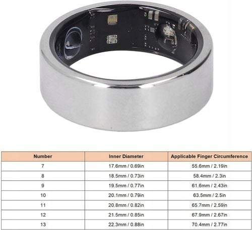 Smart Ring Inteligentny pierścień Srebrny r.12 na Arena.pl
